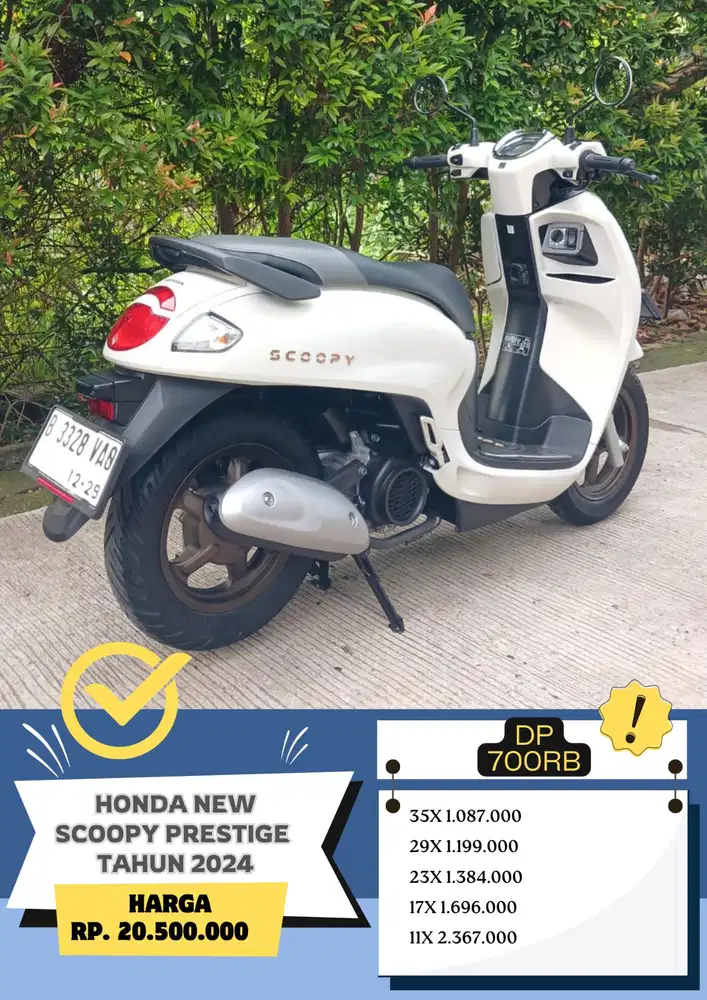 Dp 700rb Honda New Scoopy Prestige tahun 2024
