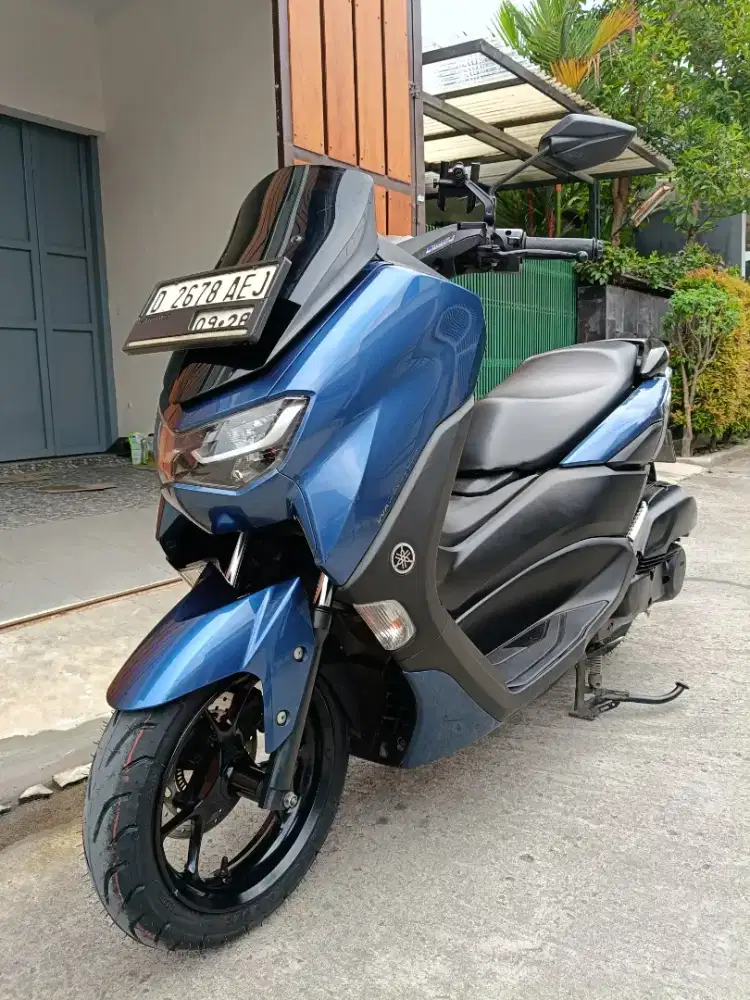 Yamaha New NMAX Non ABS thn 2023 warna Biru.
