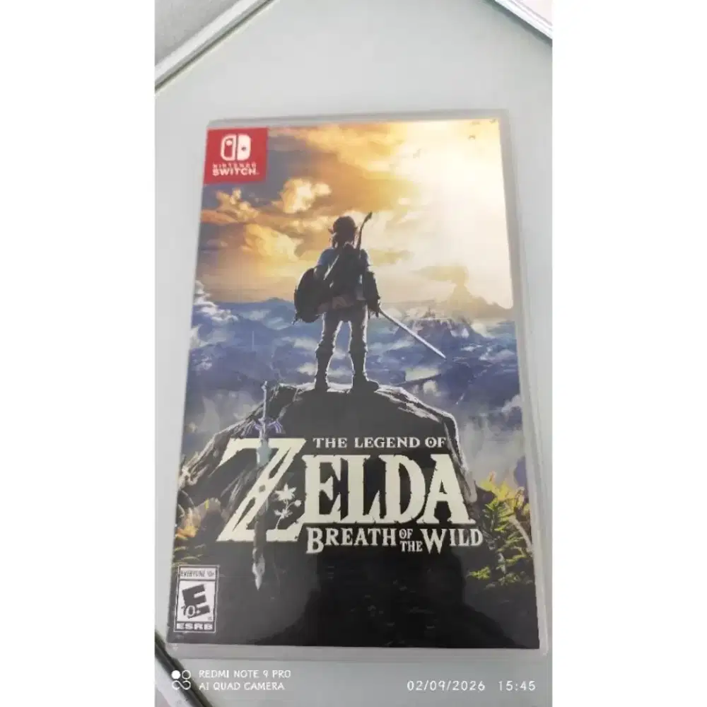 Zelda Breath of the Wild Switch fullset second like new