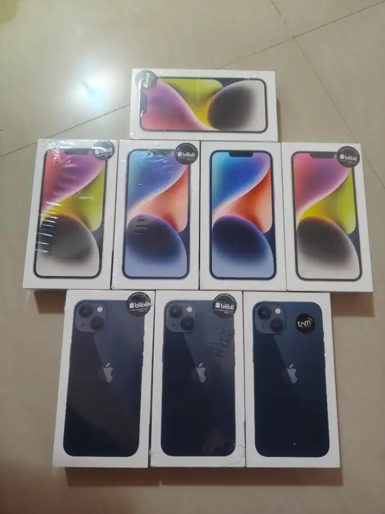 IPHONE 13 14 128 GB NEW BNIB RESMI INDONESIA