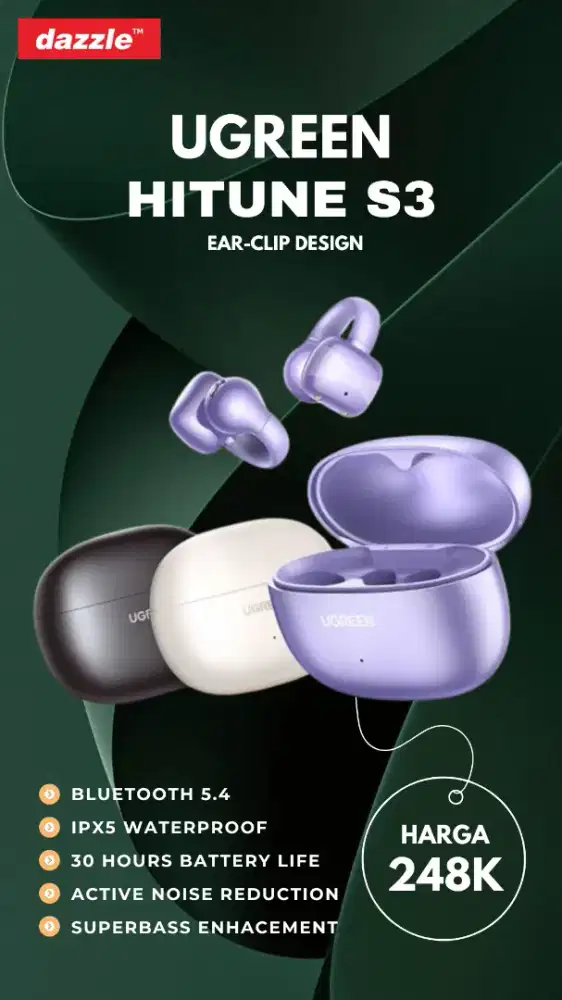 UGREEN HITUNE S3 EAR CLIP DESIGN