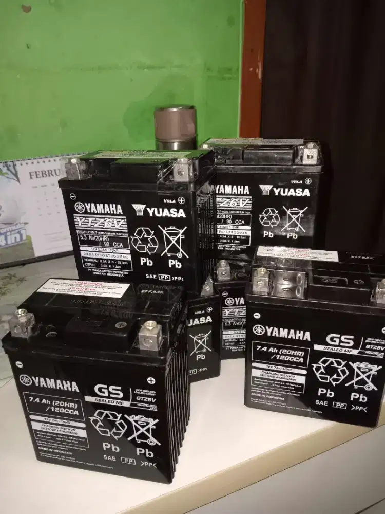 AKI Original Yuasa YTZ 6 V Baru Minus Kardus