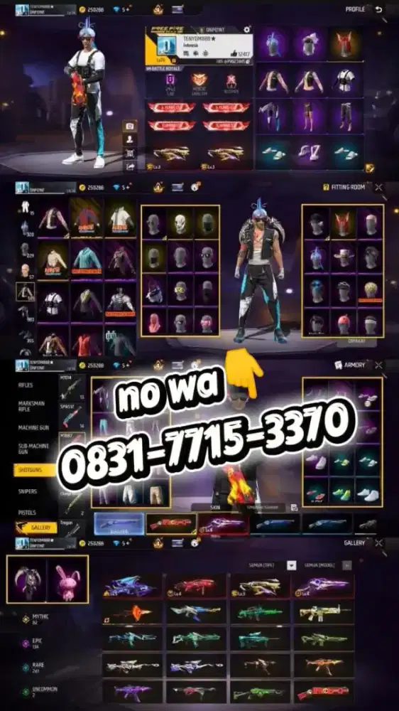 di jual akun ff murah aman terpercaya