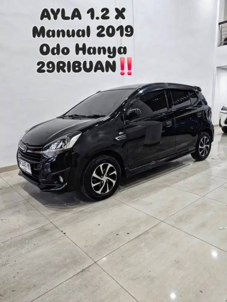 (TDP 13JT) AYLA 1.2 X Manual 2019 / 2020 daihatsu hitam agya