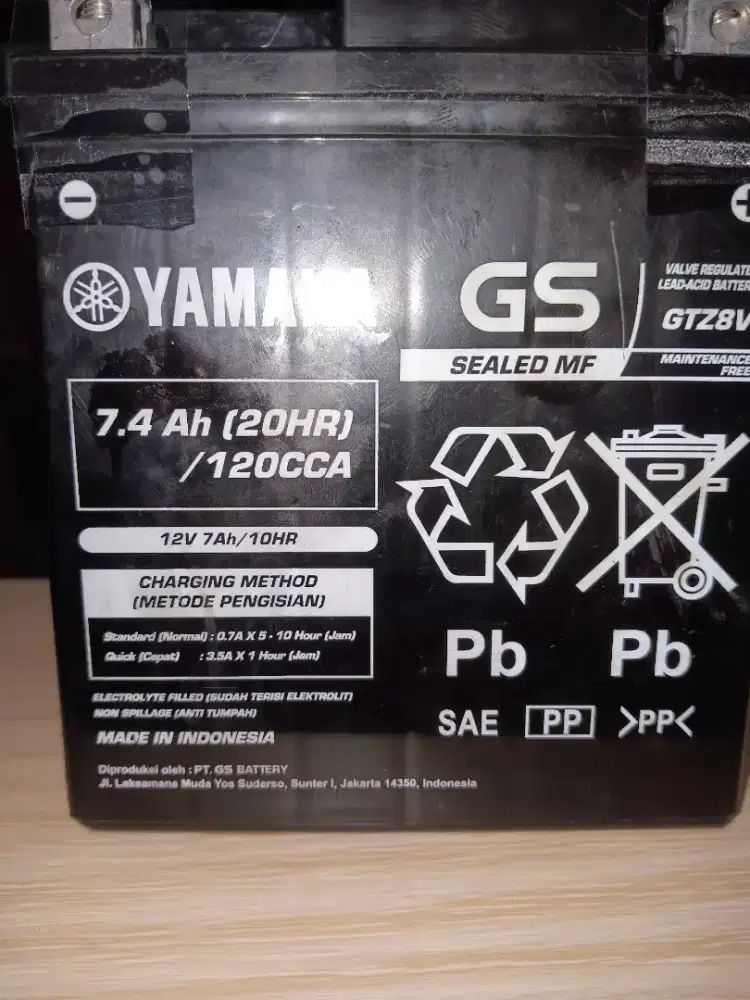 AKI Original GS GTZ 7-V Baru Minus Kardus