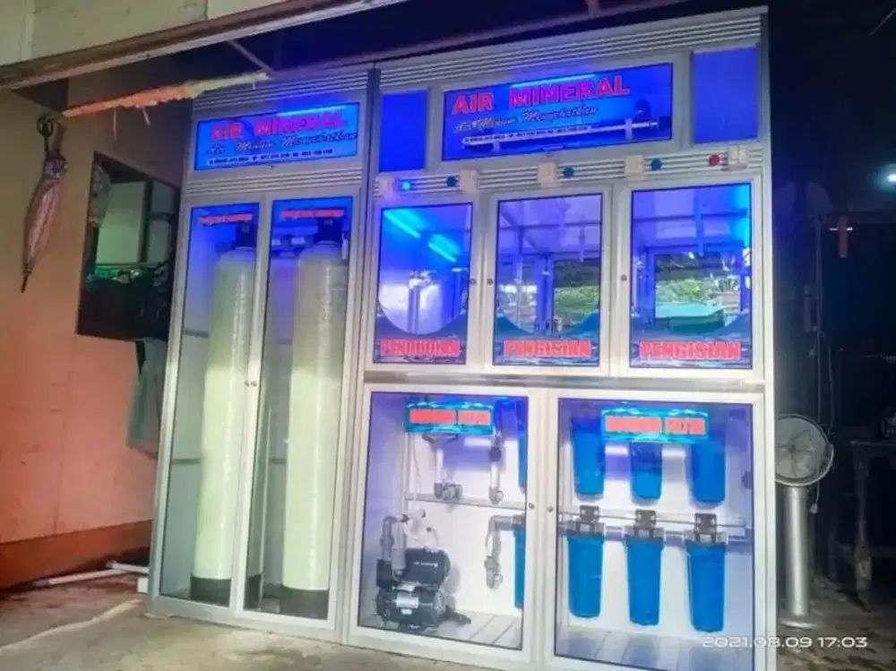 Pemasangan air minum depo isi ulang