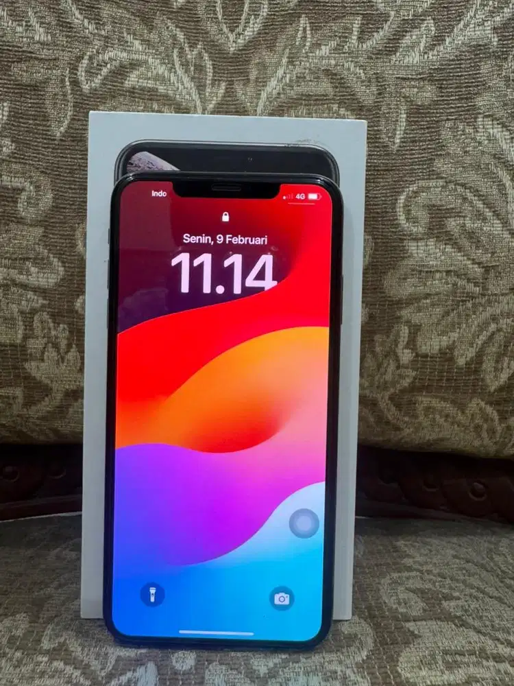 Iphone xsmax 64Gb. Gold, fullset, bekas garansi ibox