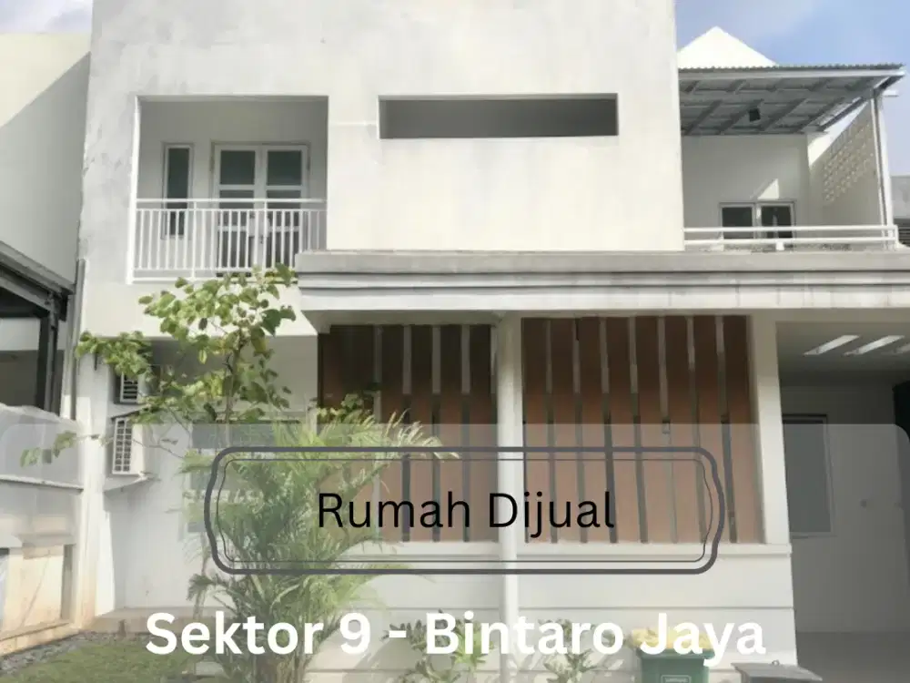 17796 - Rumah siap huni di sek 9 Bintaro Jaya