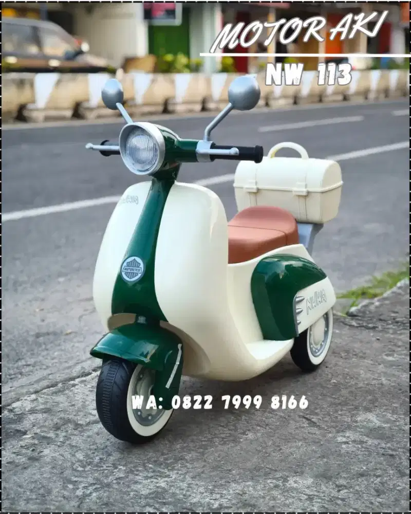 MOTOR AKI ANAK KEREN DAN LUCU ADA BOX BELAKANG JUGA