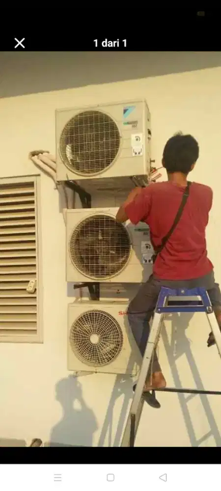 Jasa servis AC kulkas mesin cuci kompa air dll bergaransi