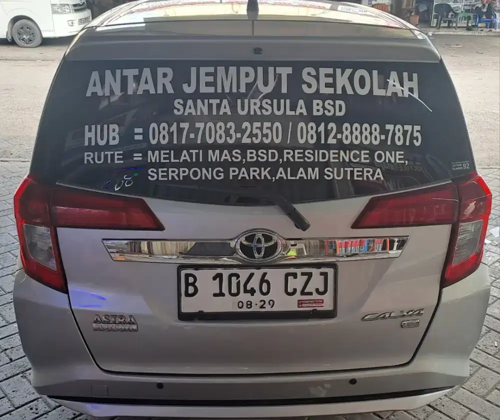 Antar jemput Sekolah Santa Ursula bsd