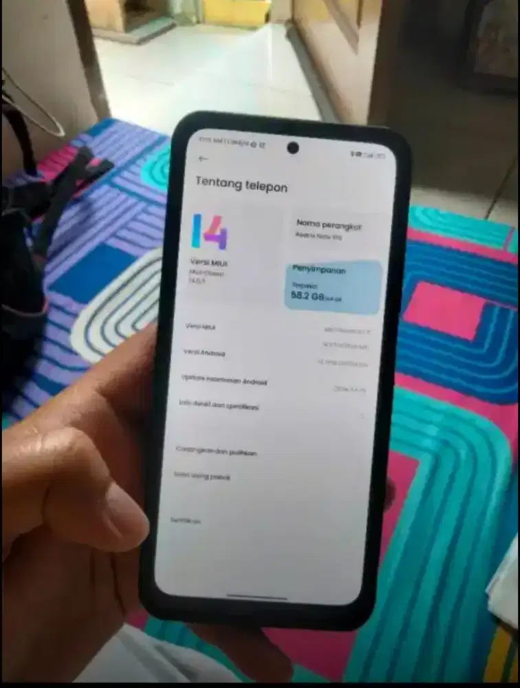 Jual Redmi Note 10S Hitam Mulus