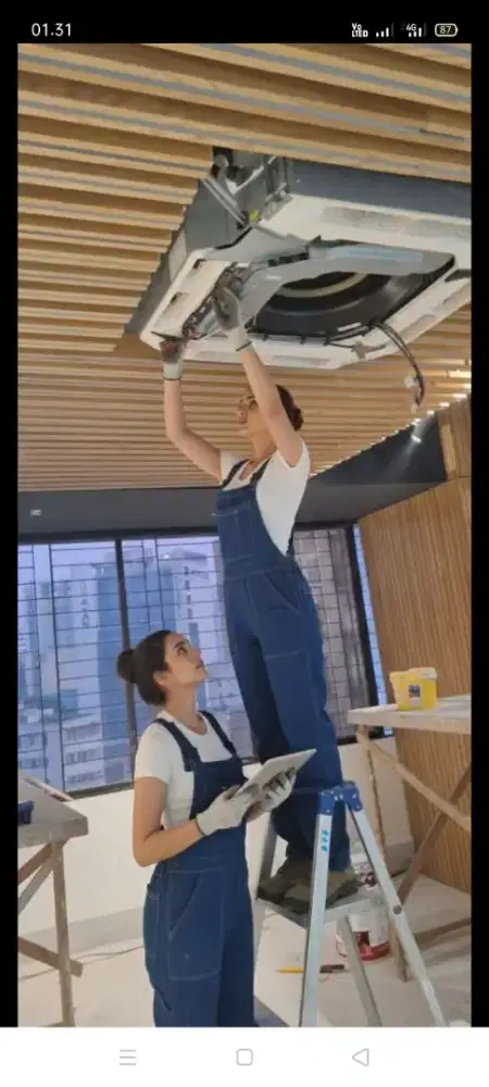 Jasa servis AC kulkas mesin cuci kompa air dll