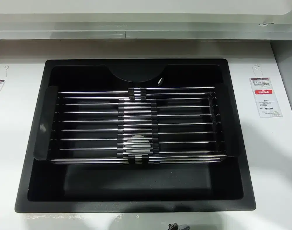 ZEHN+ GRANITE SINK 1BOWL 58×45 8358 HB104 BLACK