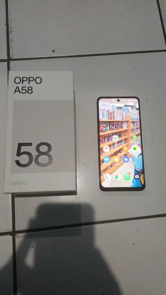 HP Oppo A58 Murah RAM 6 / 128 GB Fullset