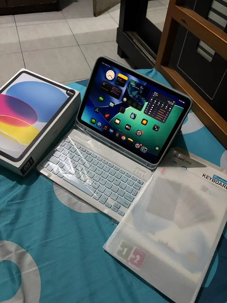 BANYAK BONUS iPad Gen 11 Blue 128gb Wifi Only Blibli Warranty ON