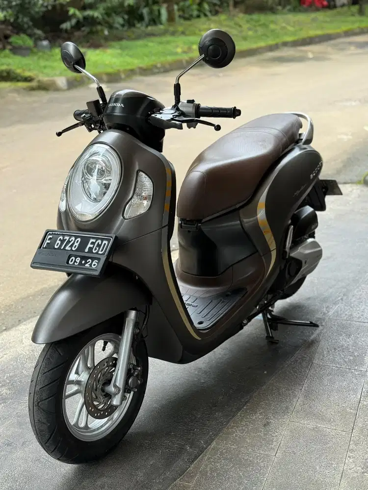 Honda Scoopy Keyless Thn 2021 Matte Brown Mulus