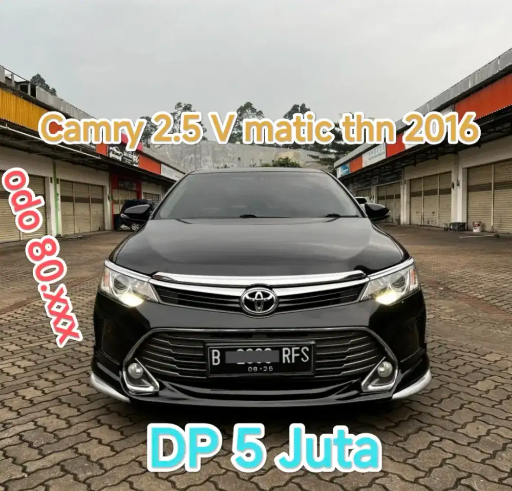 5JT NEW CAMRY 2.5 V AT 2016 LOW KM 80RB ANTIK RARE !!