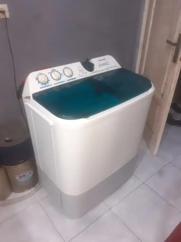 Jual mesin cuci merk sharp kpsitas 9kg fungsi normal