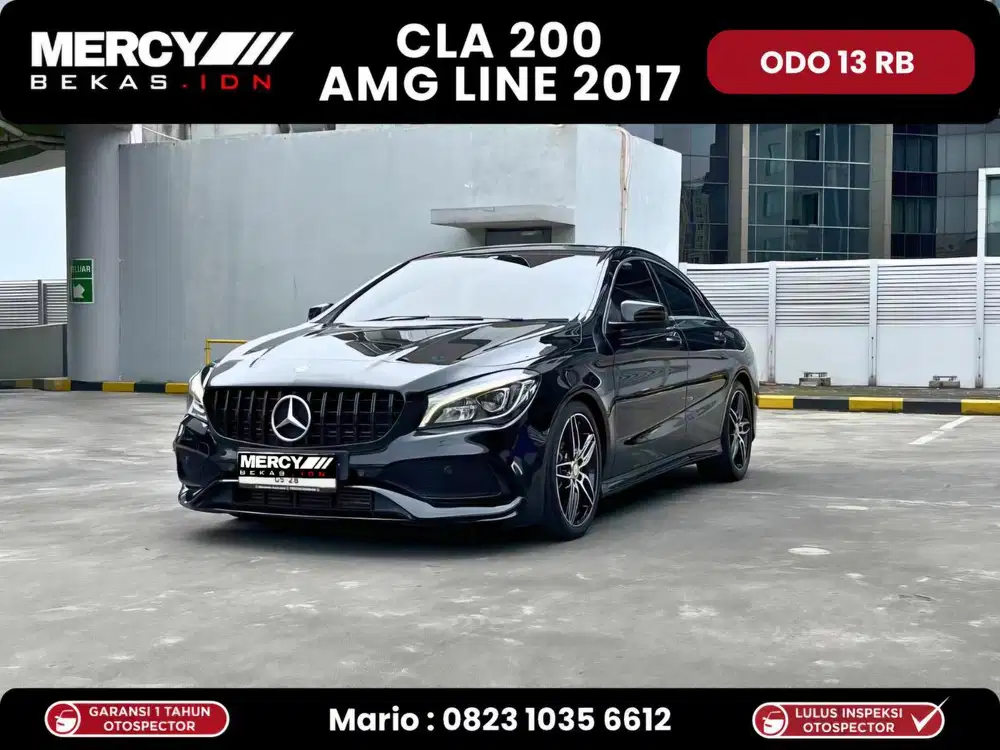 Warna Hitam Odo 13 rb !! Mercy Mercedes Benz CLA 200 Amg Line 2017