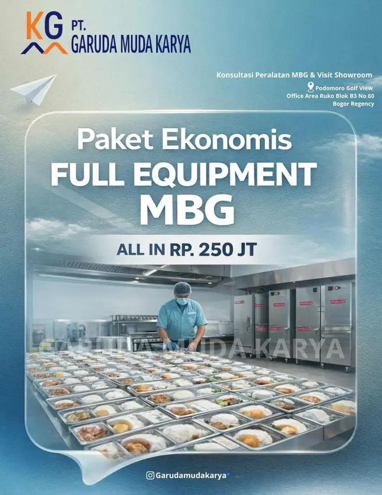 Paket Ekonomis Full Equipment Dapur MBG – All In 250 Juta