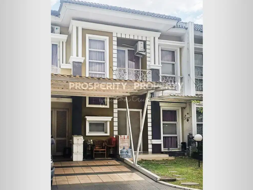 Rumah di Cluster Fiordini Kawasan Il Lago Paramount Gading Serpong Lebar 9 Sudah SHM bisa KPR