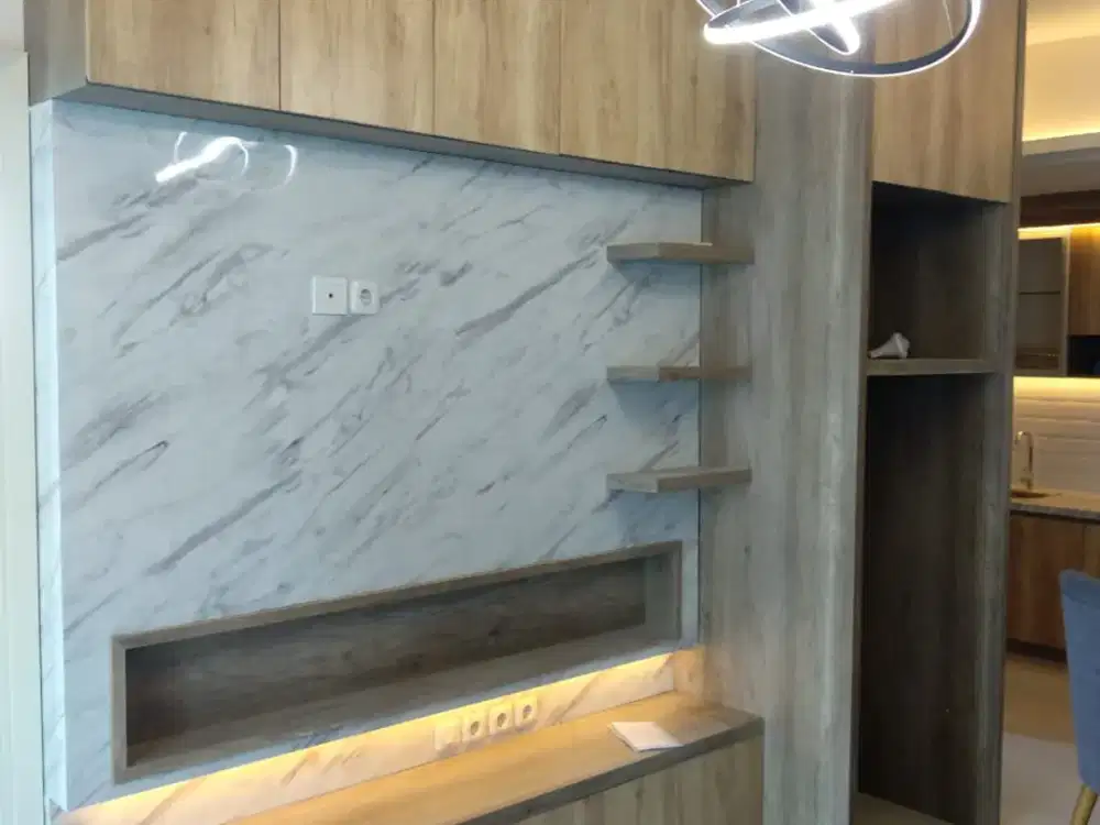 Disewakan apartemen Benson 2 Br full furnish cantik dan bersih lantai 8