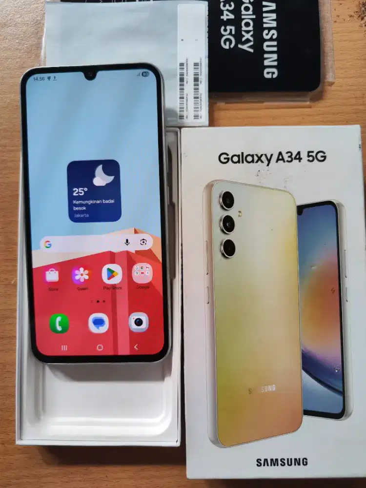 Samsung a34 8/128gb (5G) fullset bisa tt