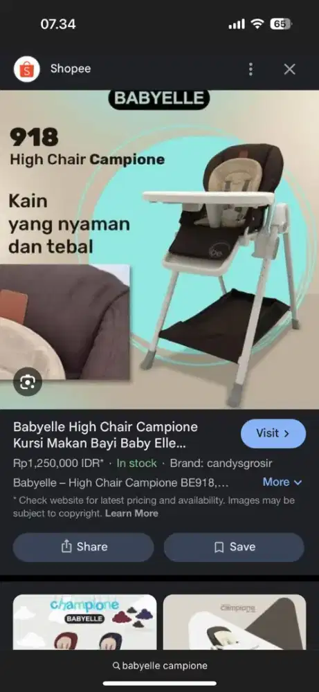 Dijual kursi + meja makan bayi