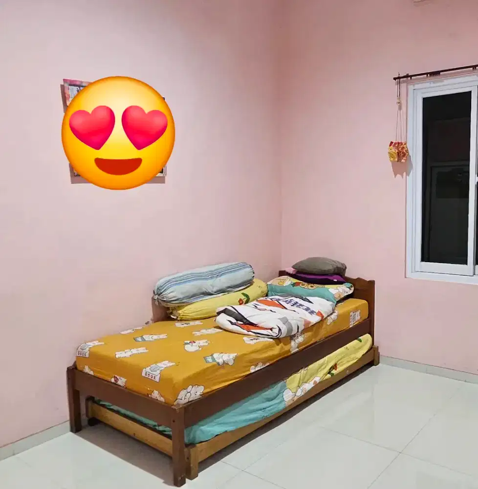 Dipan 90 x 200 atas dan sorong