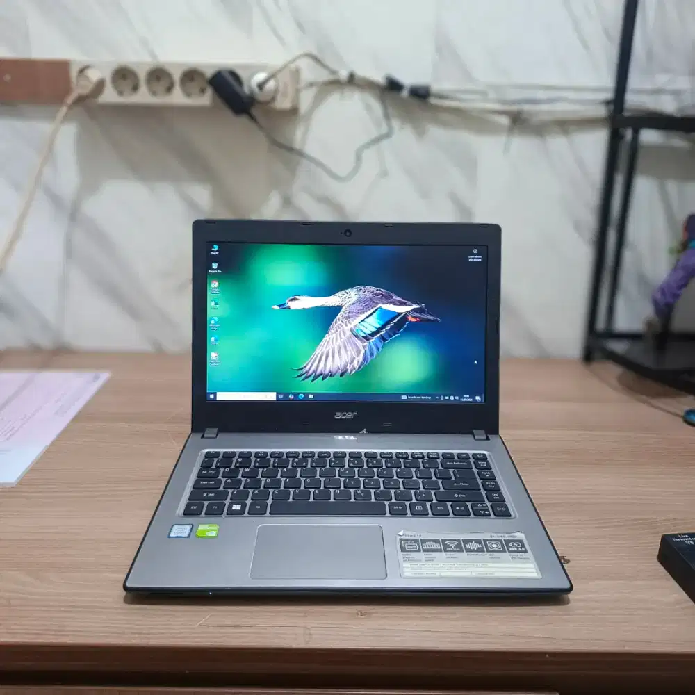 Laptop Acer Aspire E5-476G
‎Core i5-8250U ram 4/ssd 128gb
