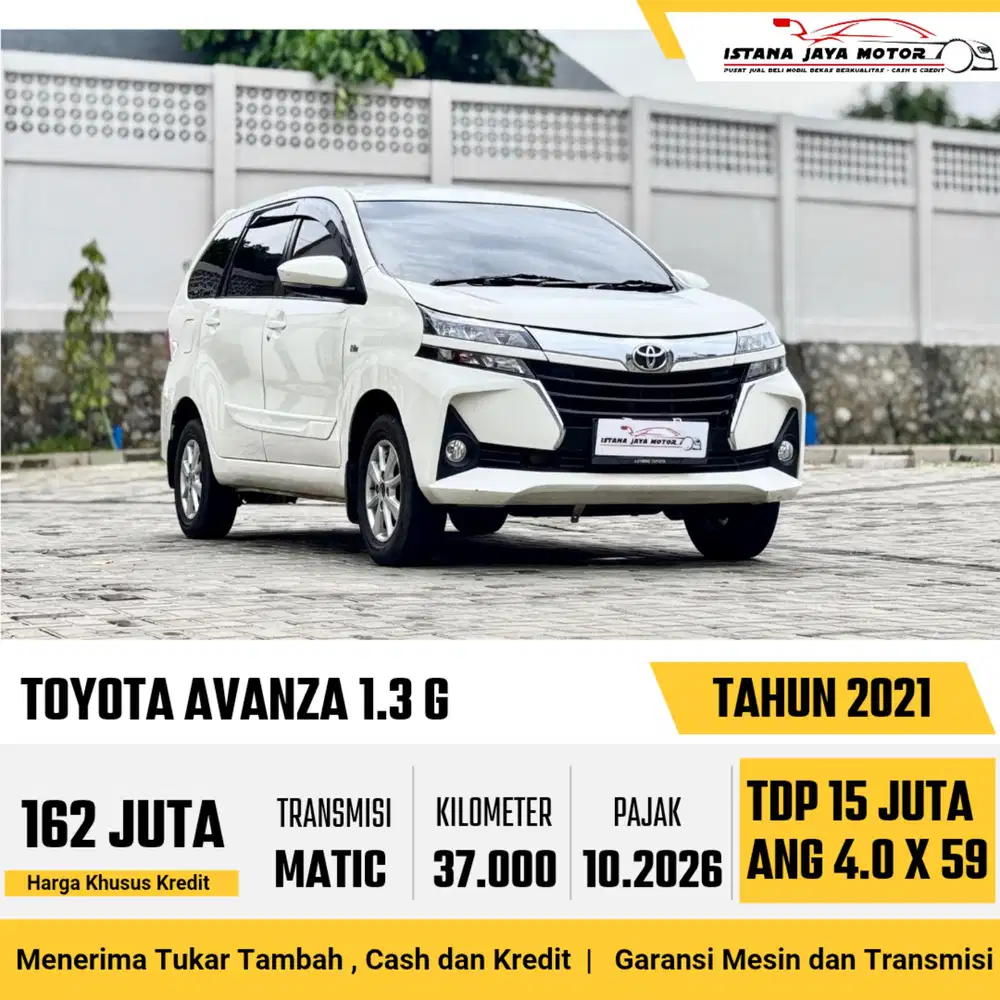 TOYOTA AVANZA 1.3 G 2021