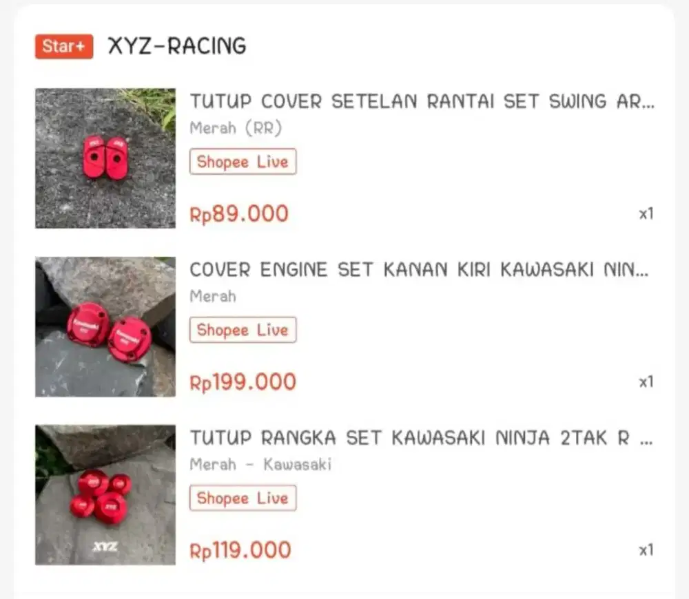 Ttup rangka, cover mesin, ttup cover stelan rantai