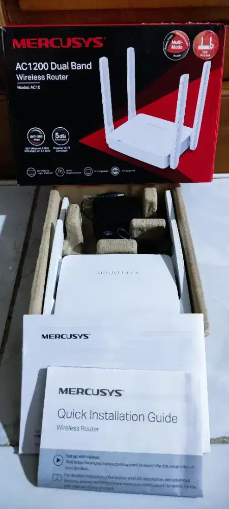 Penguat Wifi Mercusys AC1200 Dual Band