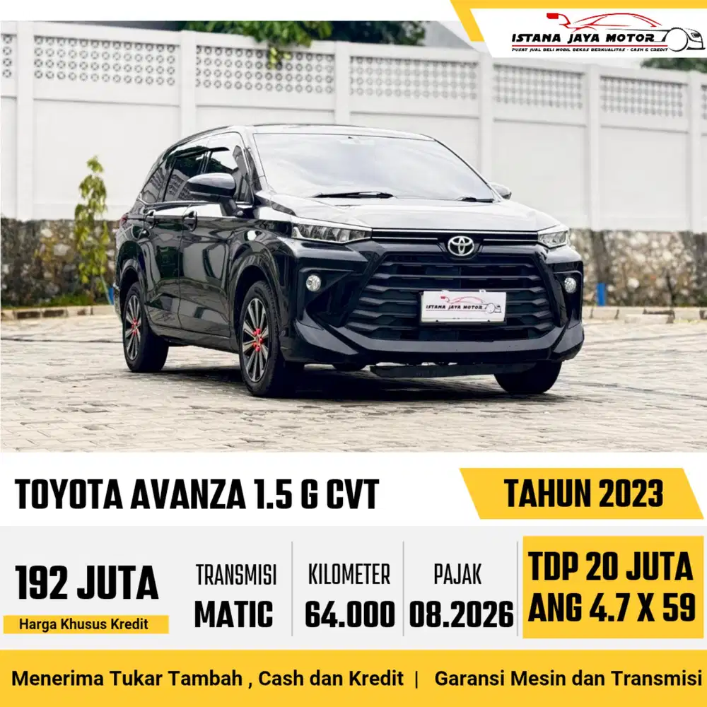 TOYOTA AVANZA 1.5 G CVT 2023