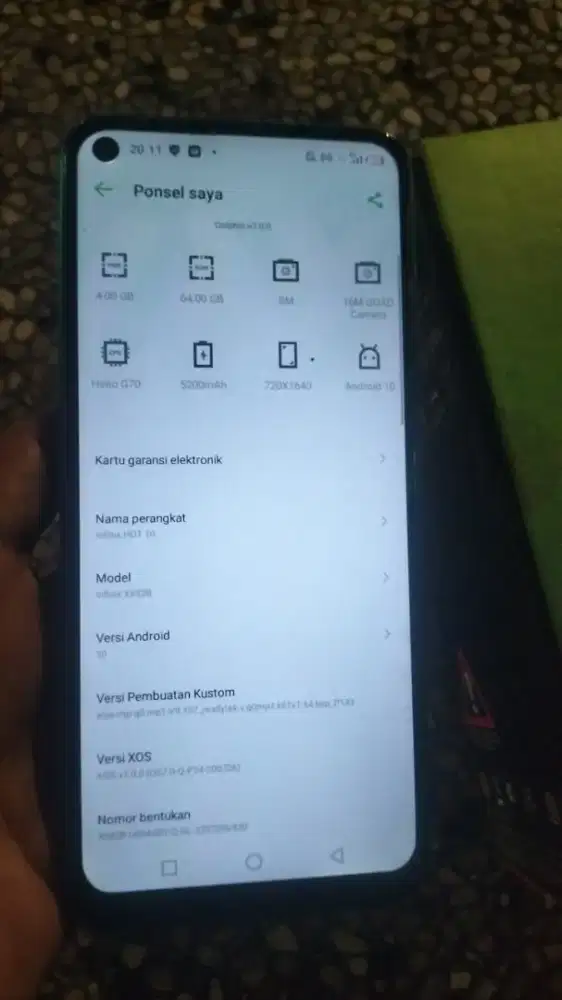 Infinik hot 10 normal fulset