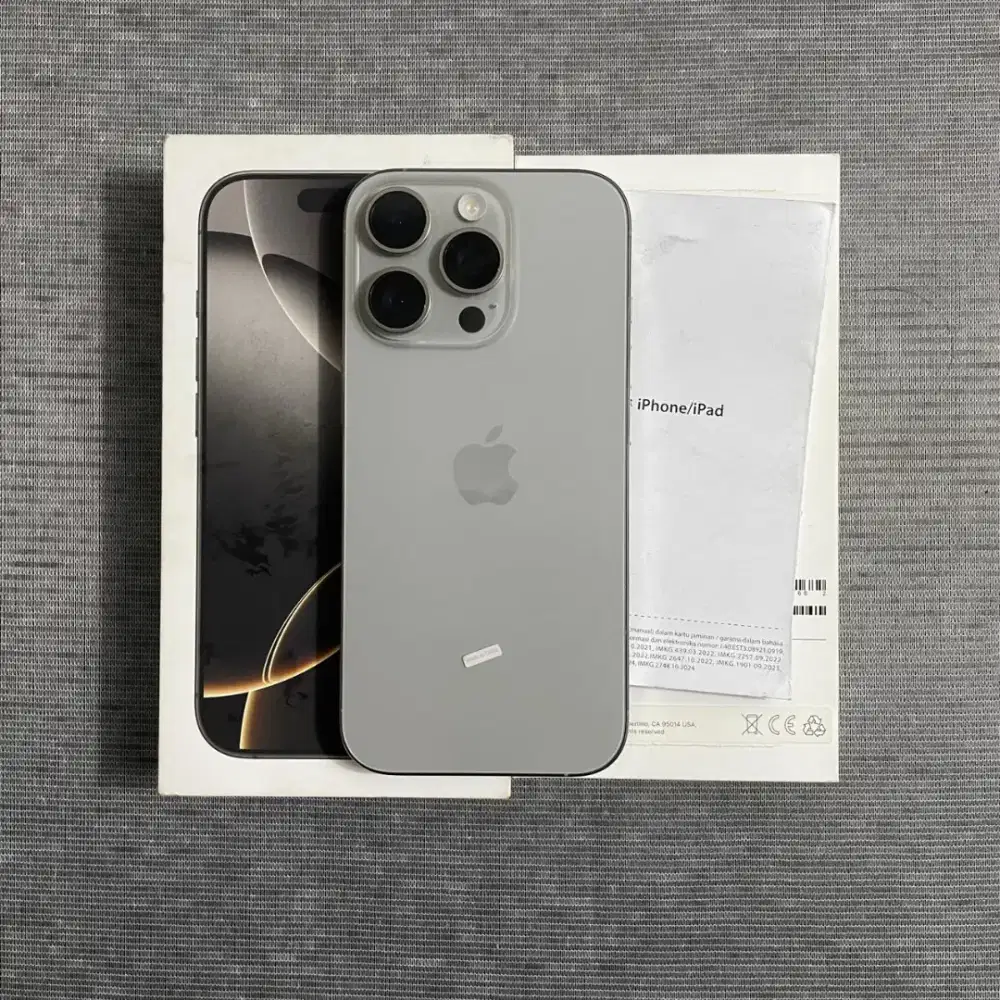 IPHONE 16 PRO NATURAL TITANIUM