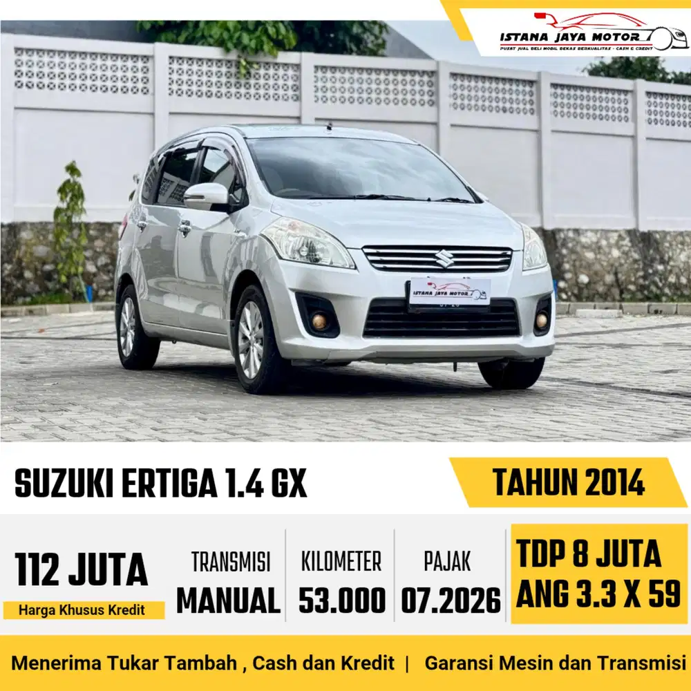 SUZUKI ERTIGA 1.4 GX MT 2014