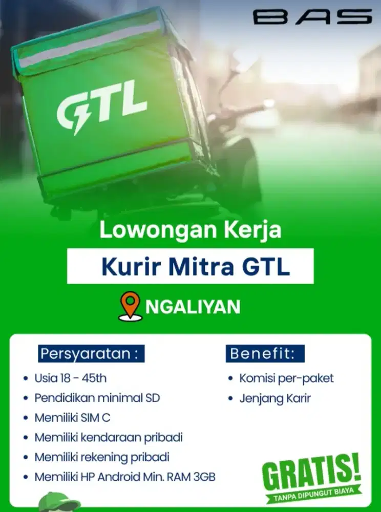 KURIR GTL - NGALIYAN HUB