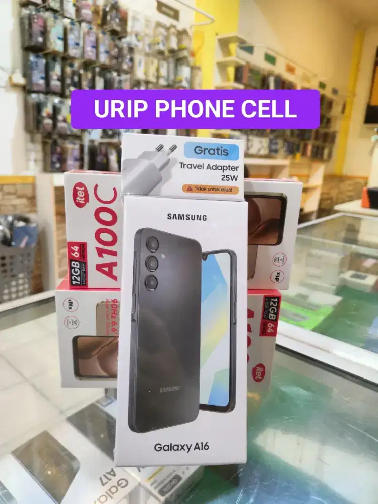 SAMSUNG A16 8/128 promo+bonus cash & credit garansi Resmi