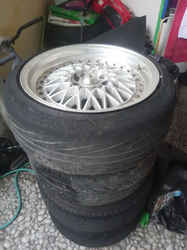 Velg Hsr model BBS R17 lebar belang