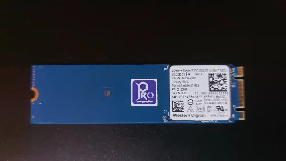 M2 Sata WD Blue 256GB Prokomputer