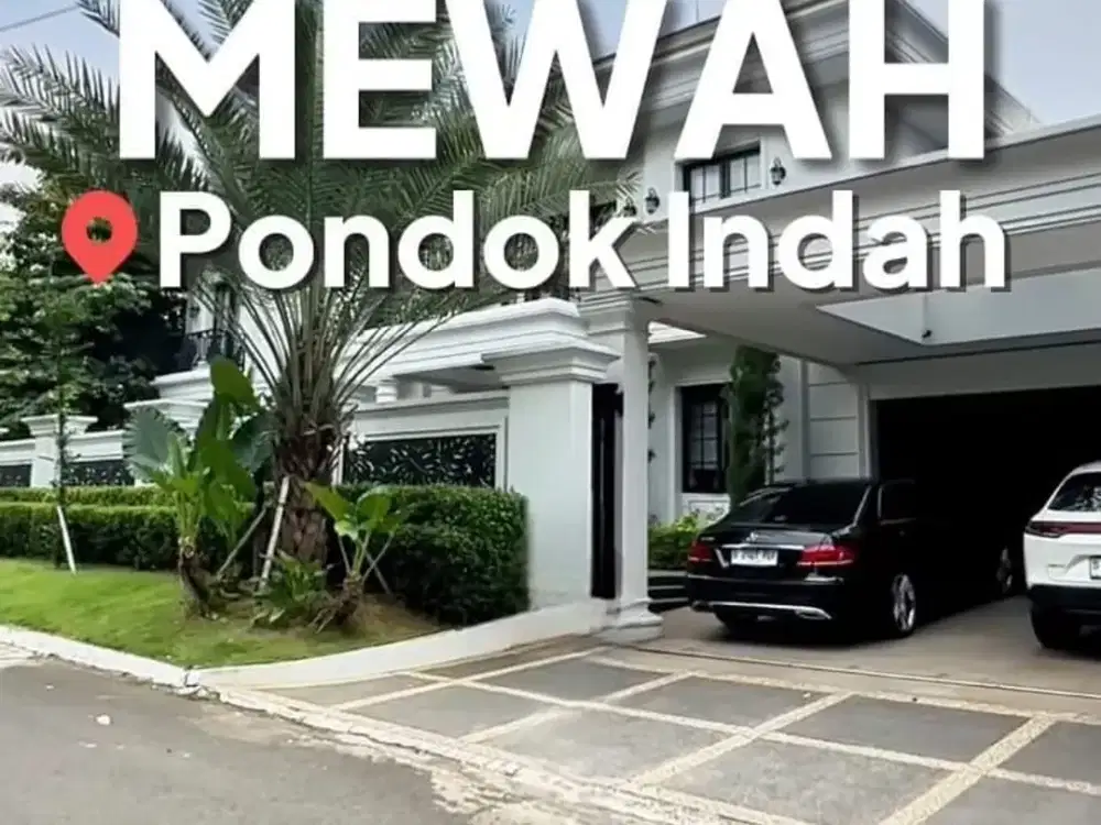 Rumah Brand New Pondok Indah Taman Bukit Hijau LT 650 M2 LB 900 M2 Lokasi Premium Depan Taman Jalan Lebar Bagus
