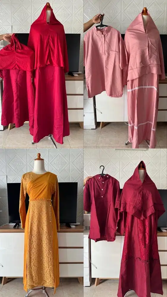 BAJU BARU SET COUPLE GAMIS