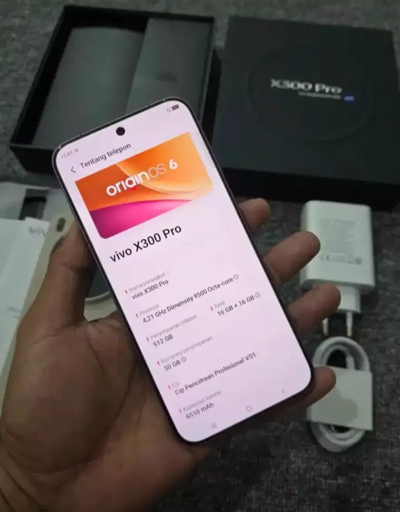 VIVO X300 PRO 16/512 FULLSET GARANSI MASIH ON