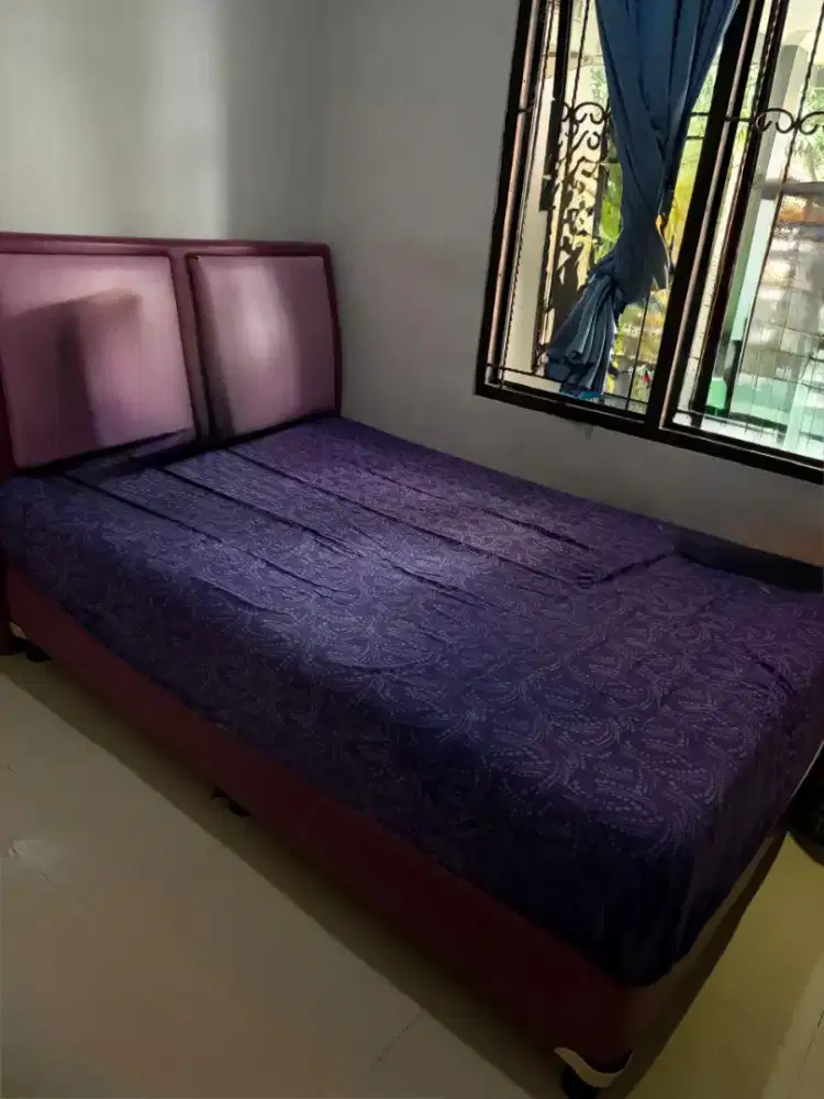 Dijual kasur springbed dan dipan sandar