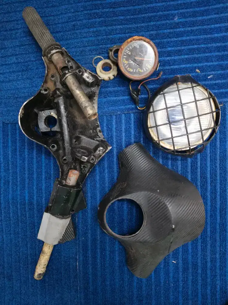 batok + stang+ lampu vespa racing