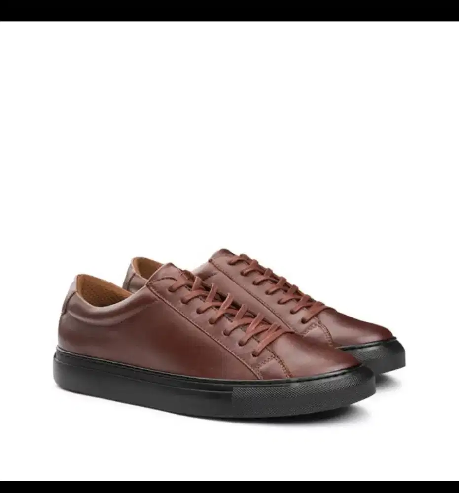 SNEAKERS KULIT  CIPTA BROWN BLACK