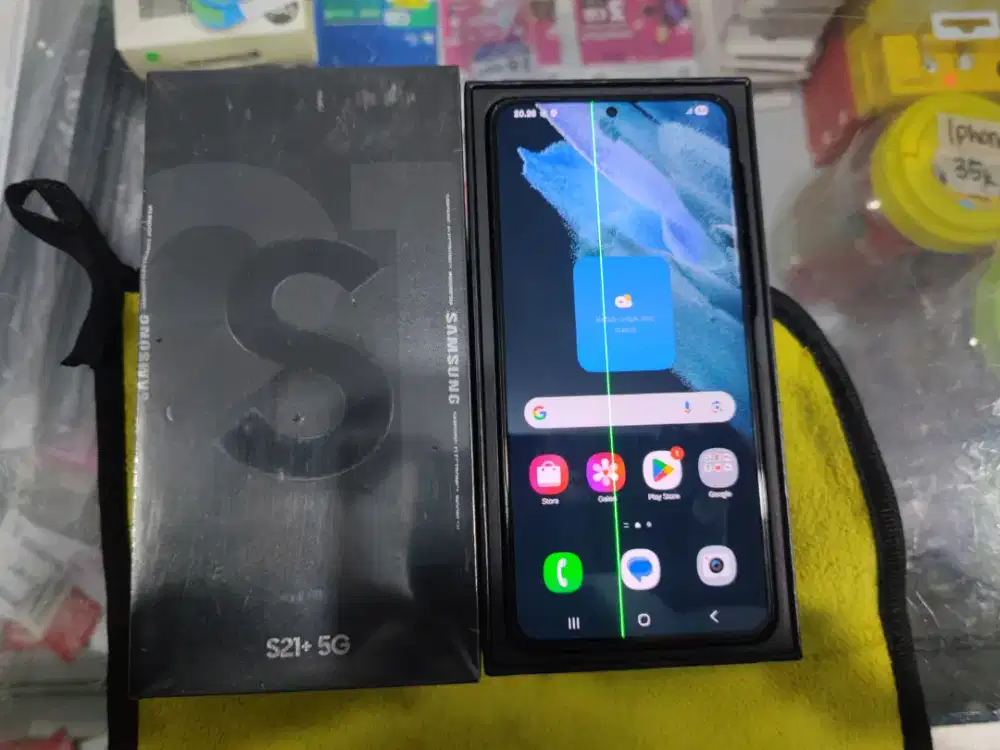 Samsung galaxy S21 plus ram 8/256gb lengkap