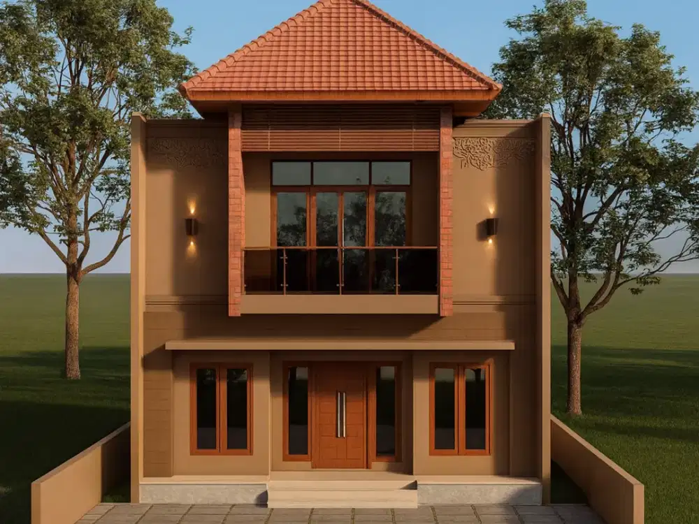 Dekat Kampus UII  Rumah Modern dengan Carport- Siap Bangun